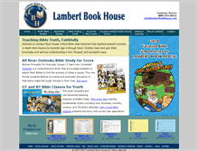 Tablet Screenshot of lambertbookhouse.com